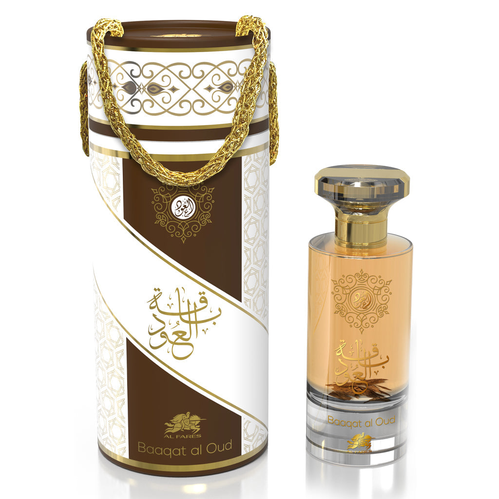 AL FARES Baaqat Al Oud — 80ml Unisex EDP: Premium Oud & Rose Signature for Luxury Retail