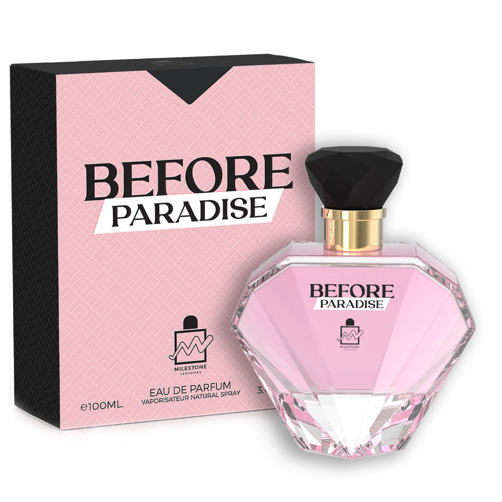 Milestone "Before Paradise" — 100 mL Eau de Parfum (Pour Femme) | Bright Bergamot & Tangerine, Orange Blossom–Jasmine Heart, Warm Vanilla–Amber Base