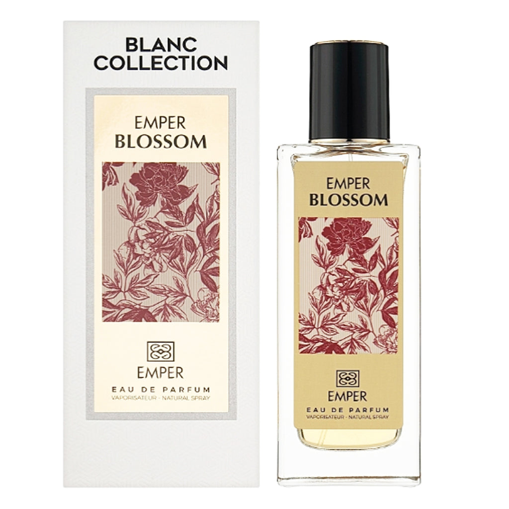 Emper Blanc Collection — Blossom 85 ml EDP (33% Concentrate, Made in France) — Premium Long-Lasting Floral Fragrance for Luxury Retailers