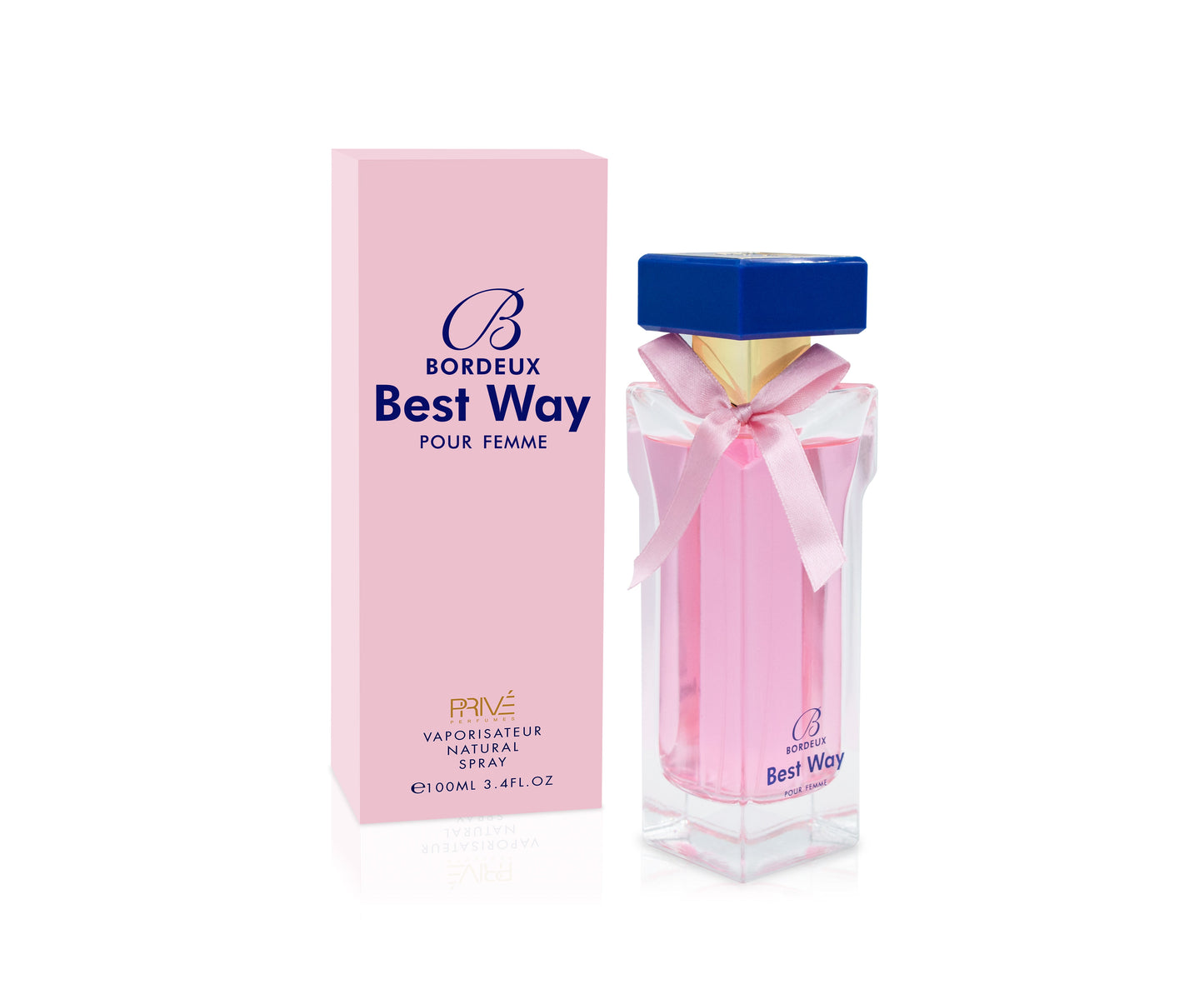 PRIVE Bordeux "Best Way" Pour Femme — 100ml Eau de Parfum | Contemporary Floral for Premium Retail & Strong Margins