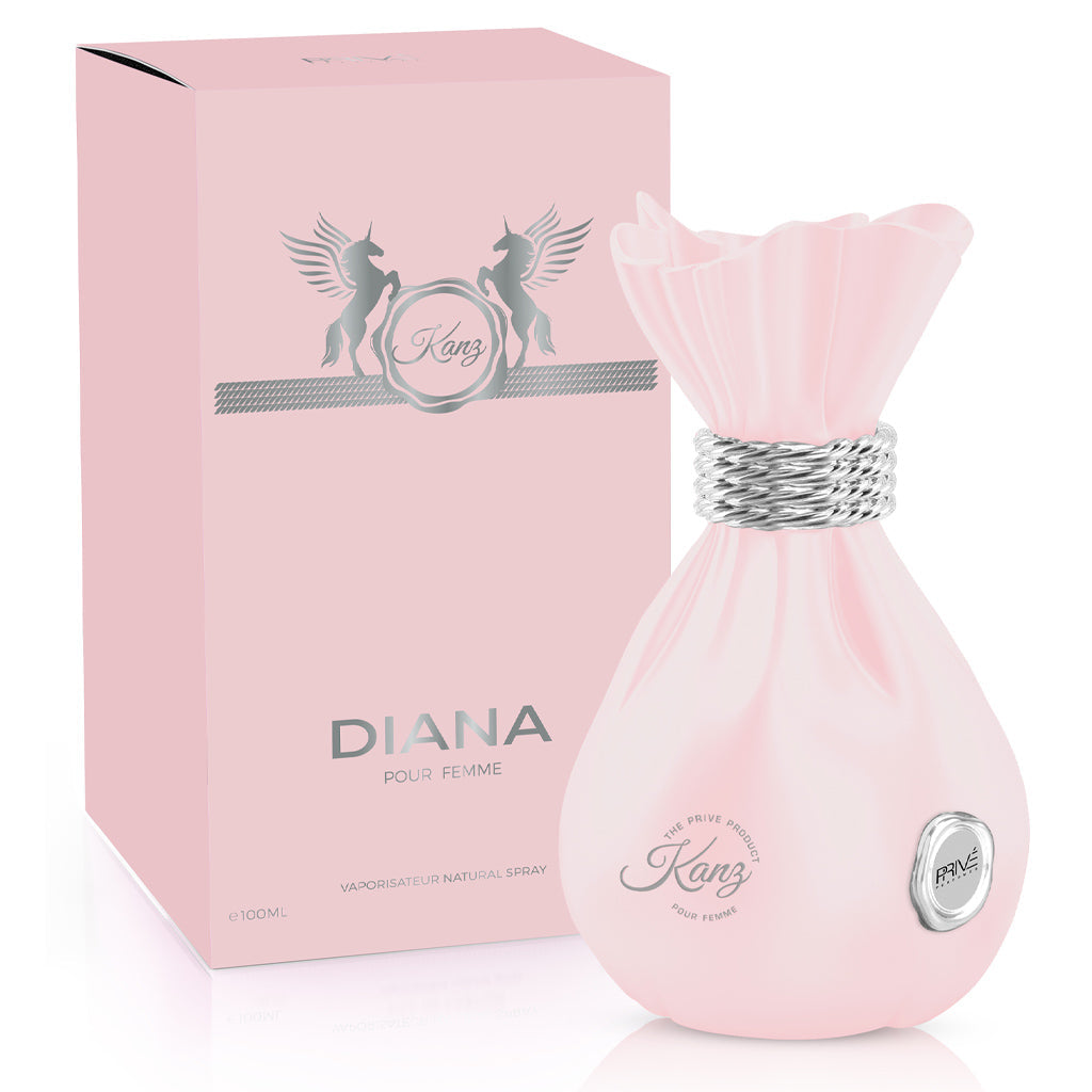 PRIVE Kanz Diana Eau de Parfum 100ml — Elegant Feminine Fragrance for Premium Retail and High-Margin Sales