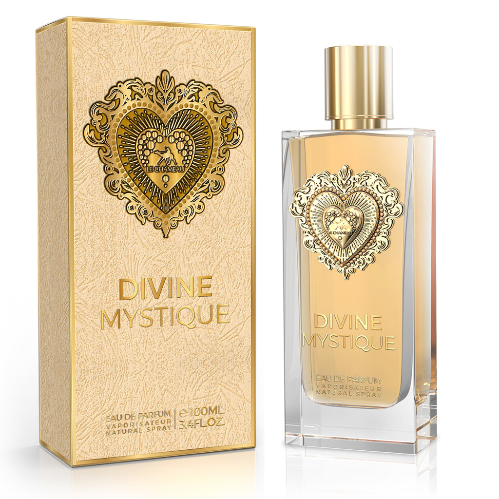 LE CHAMEAU Divine Mystique 100ml — Premium Bright Gourmand Eau de Parfum for Upscale Retail & Corporate Gifting