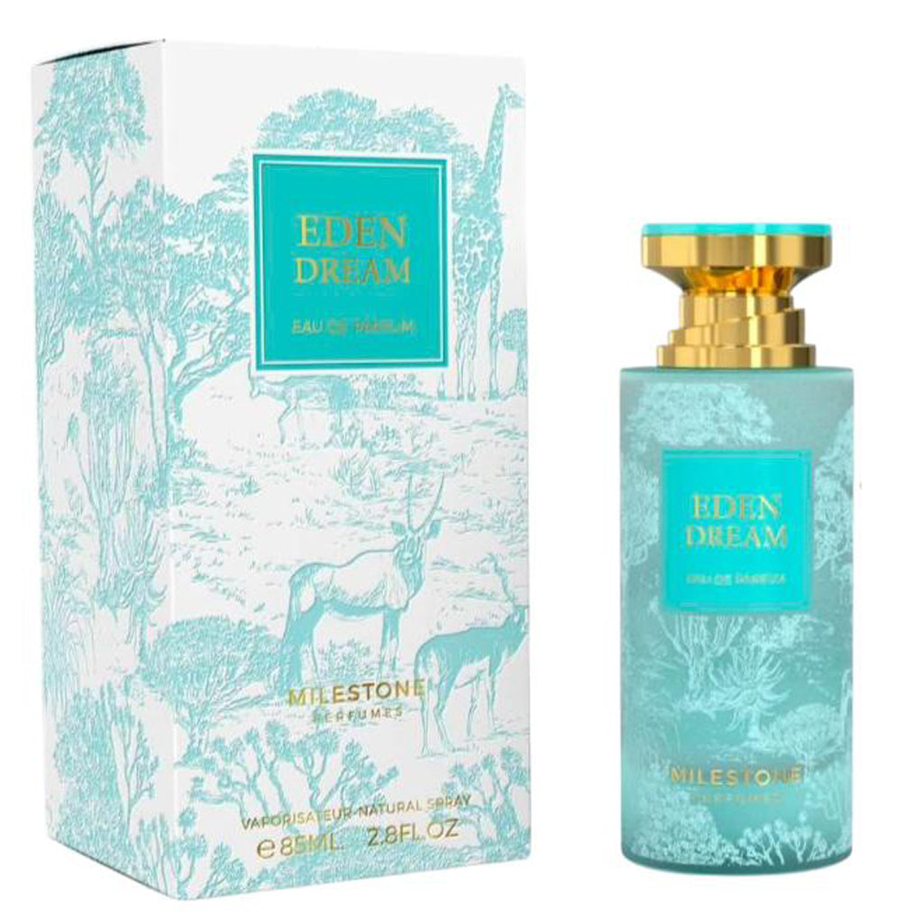 MILESTONE "Eden Dream" — 100 ml Eau de Parfum | Fresh Fruity-Floral Top Notes with Warm Musk & Sandalwood Base