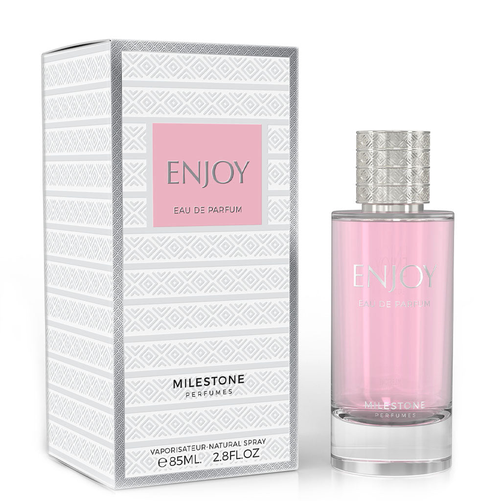 MILESTONE Enjoy (Pour Femme) — 85ml Eau de Parfum: Bright Floral-Citrus Elegance for Premium Retail