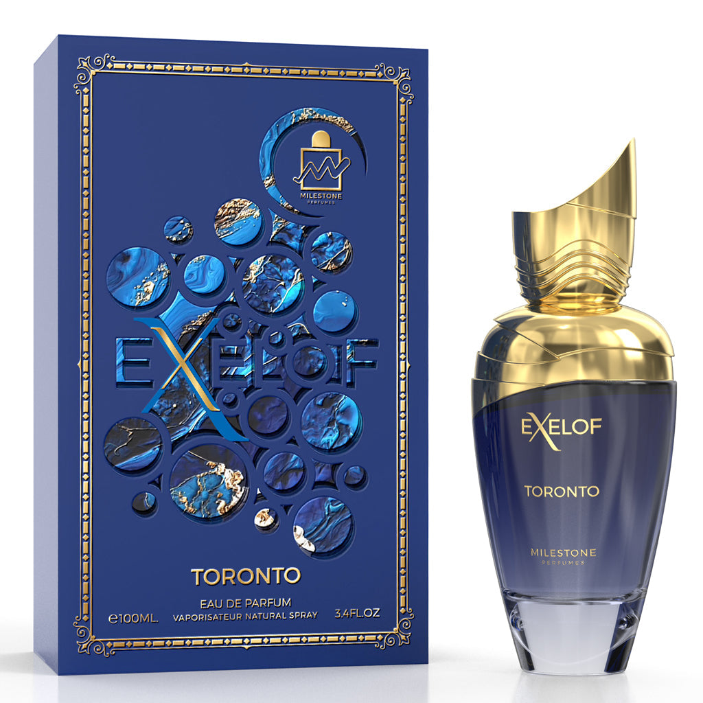 MILESTONE Exelof "Toronto" — 100ml Unisex Eau de Parfum | Premium Aromatic Green-Spicy Blend