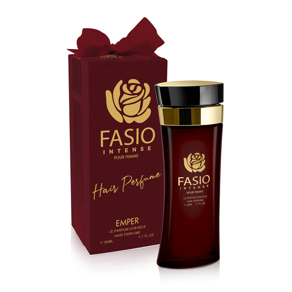 EMPER Fasio Intense 50 ml — Nourishing, Non-Drying Hair Mist with UV Protection and Long-Lasting Citrus-Floral Fragrance for Retail & Salon
