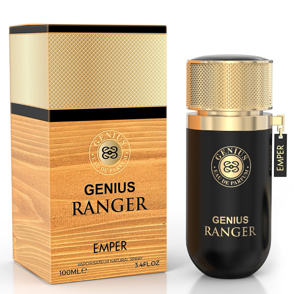 EMPER Genius Ranger Pour Homme — 100ml Eau de Parfum: Retail & Wholesale?Ready Citrus?Ambroxan Woody Signature