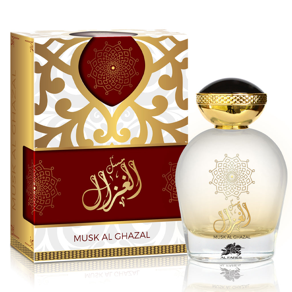 AL FARES Musk Al Ghazal 100ML EDP — Luxurious Unisex Musky-Floral with Citrus-Fruity Top Notes