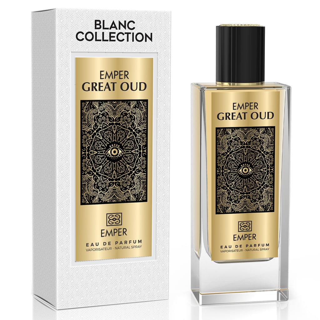 Emper Blanc — Great Oud 85ml EDP (33% Concentrate) — French-crafted Luxury Oud for Premium Retailers