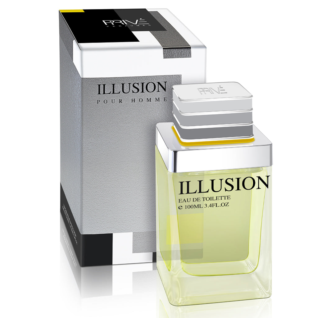 PRIVE Illusion Pour Homme — 100ml Premium Men's Eau de Parfum for Retailers | high-margin, Versatile Signature Scent