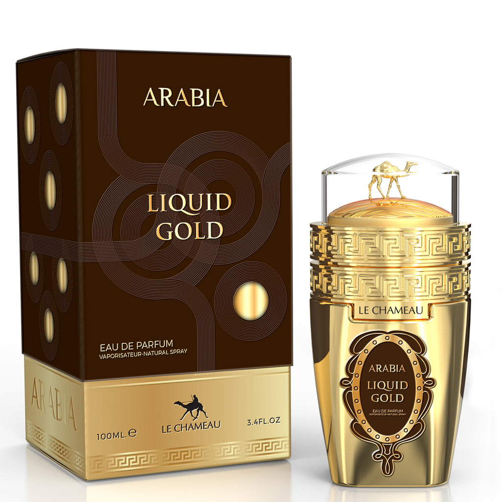 LE CHAMEAU Arabia Liquid Gold — 100ml Unisex Eau de Parfum for high-margin Luxury Retail, Boutique & Gifting