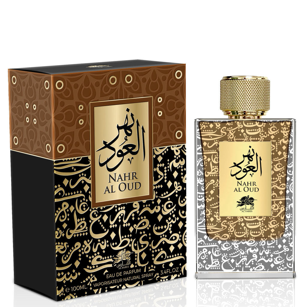 AL FARES Nahr Al Oud — 100ml Unisex EDP: Premium Oriental Oud (Saffron, Rose, Praline & Vanilla) for High-Margin Retail