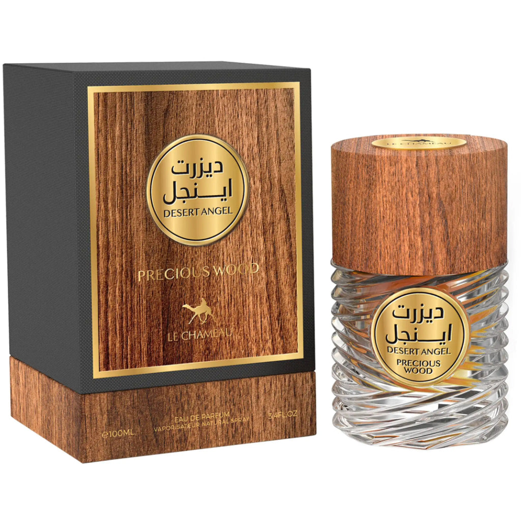 Le Chameau Desert Angel Precious Wood 100ml EDP — Luxurious Cognac, Rose & Sandalwood Accord for High-Margin Retail