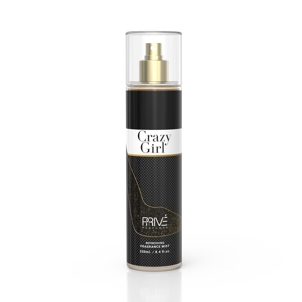 PRIVE Crazy Girl 250ml Body Mist — 3-pack Wholesale: High-margin, Fast-moving Fragrance for Retailers