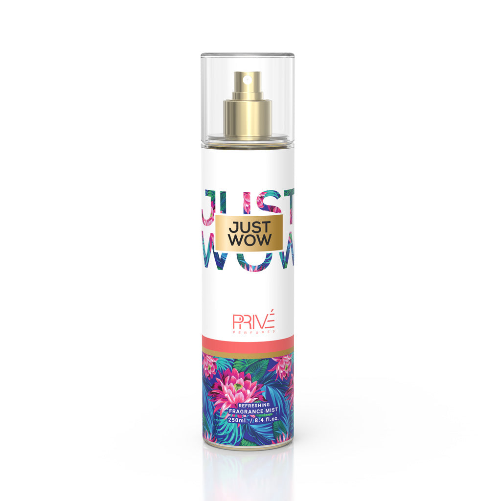 PRIVE Just Wow 250ml Body Mist — 3-Pack Wholesale: Premium, high-margin Fragrance for Retailers & Salons