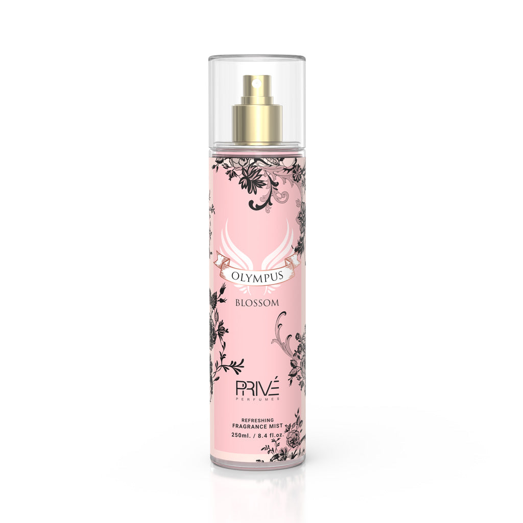 PRIVE Olympus Blossom Body Mist — 250ml (3-Pack) | Premium Floral-Aquatic Mist for Retail, Hospitality & Gift Programs