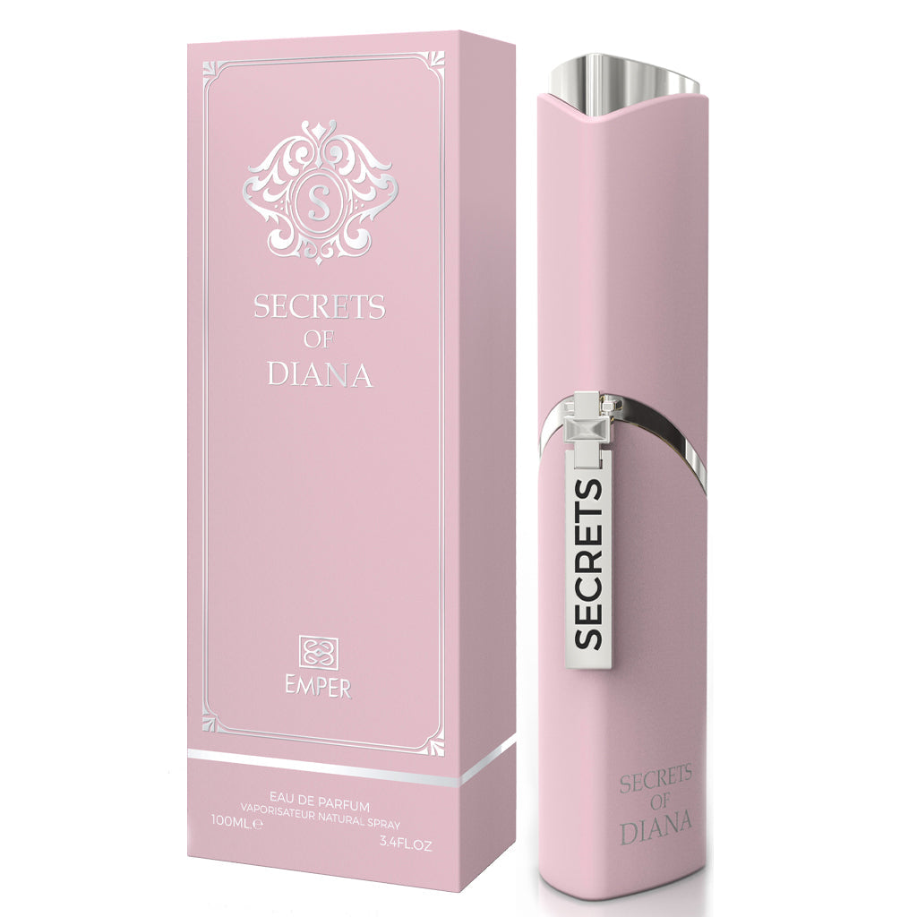 EMPER Secrets of Diana Pour Femme — 100 ml Eau de Parfum: Sophisticated, Sweet & Sensual High-Margin Signature for Upscale Retailers