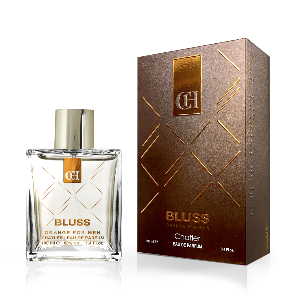 CHATLER Bluss Orange — 100ml Eau de Parfum: oriental-spicy Signature for Premium Retail (Crispy Apple, Cardamom, Frankincense & Vanilla)