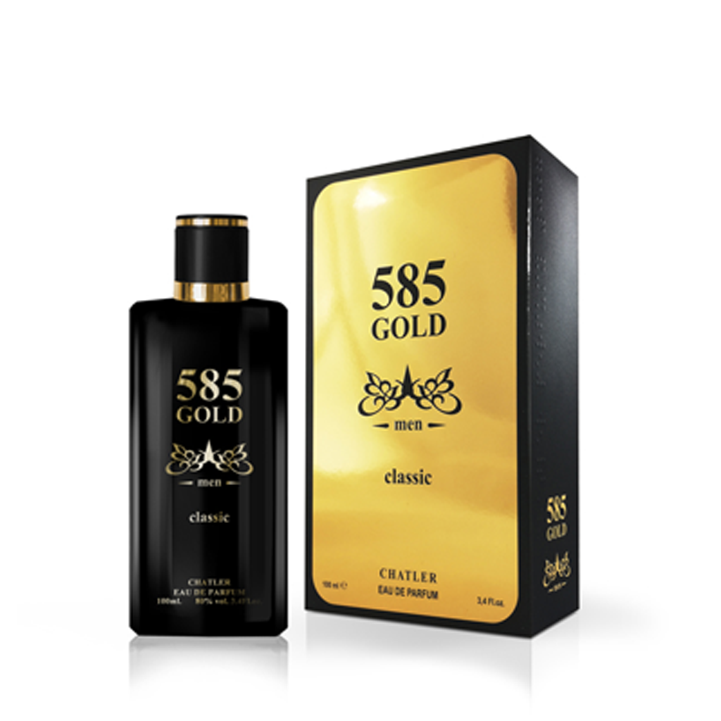 Chatler 585 Gold Classic Pour Homme — 100ml Eau de Parfum | Premium Long-lasting, High-margin Men's Fragrance for Retail & Wholesale