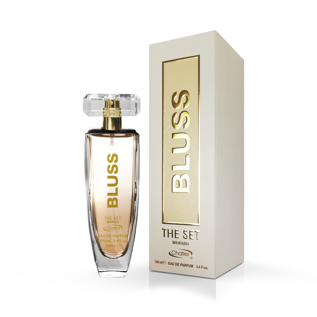 CHATLER Bluss "The Set" Woman 100ml Eau de Parfum — Premium, high-margin Fragrance (Honey Peach, Freesia, Cocoa & Osmanthus)