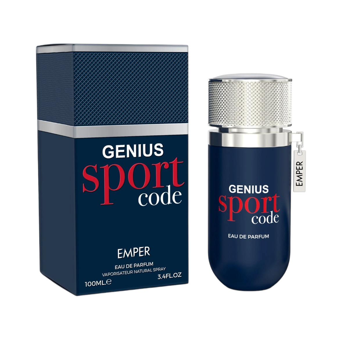 EMPER Genius Sport Code 100ml — High-Margin Contemporary Sport Scent for Premium Retailers