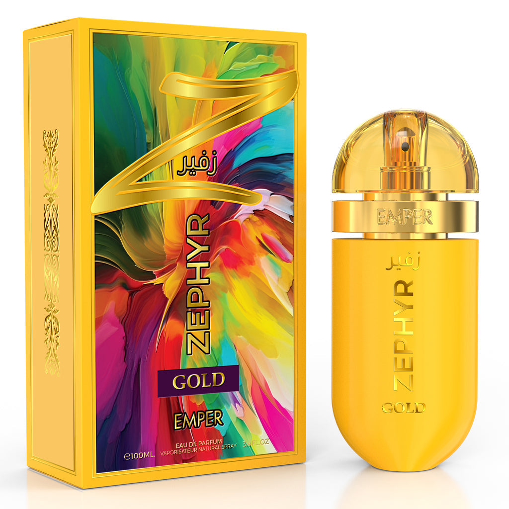 EMPER Zephyr Gold 100ml — Premium Unisex Eau de Parfum for Retailers | High-Margin, Broad-Appeal Signature Fragrance