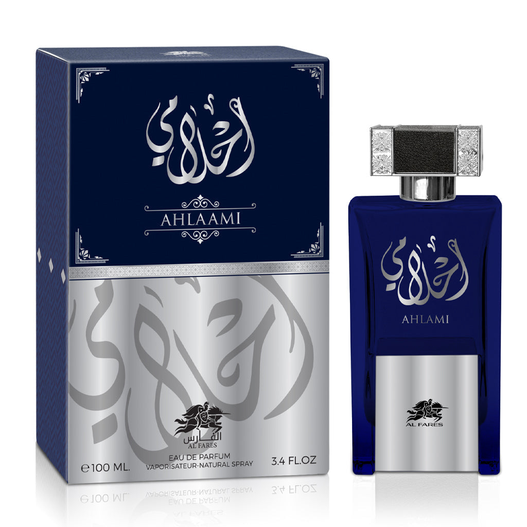 AL FARES Ahlaami — Luxury Unisex 100ml Eau de Parfum | Silky Floral-Musk with Marine-Citrus Top, Spicy-Woody Heart & Amber-Musky Base — Retail-Ready, High-Margin SKU
