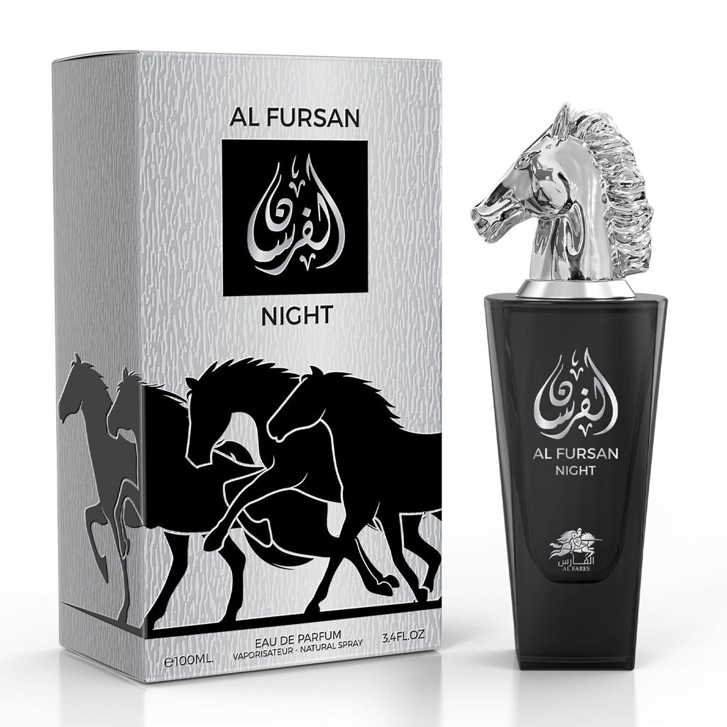 Al Fares Al Fursan Night — 100 ml Eau de Parfum: Premium Amber-Musk Floral Fragrance for Retailers & Hospitality