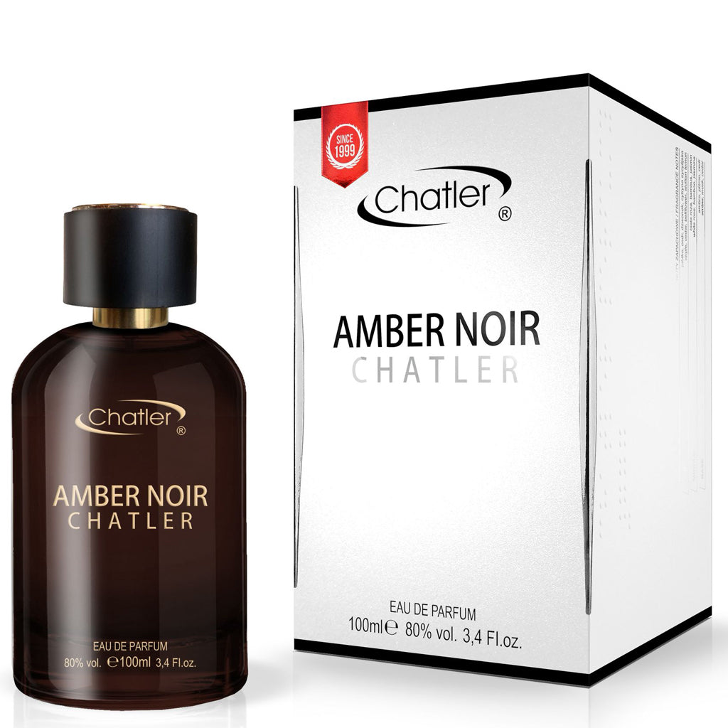 CHATLER Amber Noir 100ml — Premium Oud & Resin Evening EDP for High-Margin Retail Assortments