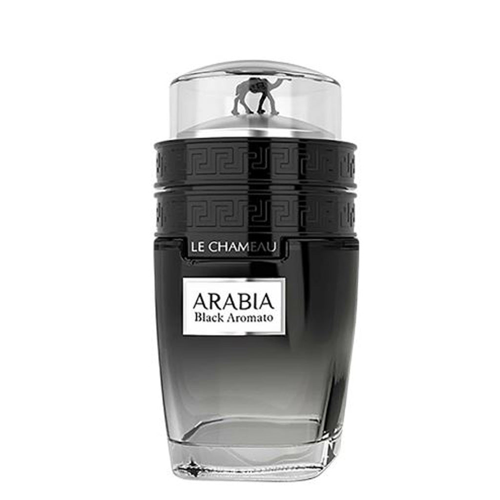 Le Chameau Arabia Black Aromato 100 ml — Intense Oud & Saffron Woody-Amber EDP with Exceptional Longevity for Premium Retailers