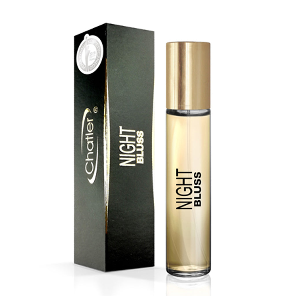 Chatler Bluss Night Woman — 5 x 30ml Pack + Free Tester | Floral Evening Fragrance for Retail, Gifting & Hospitality