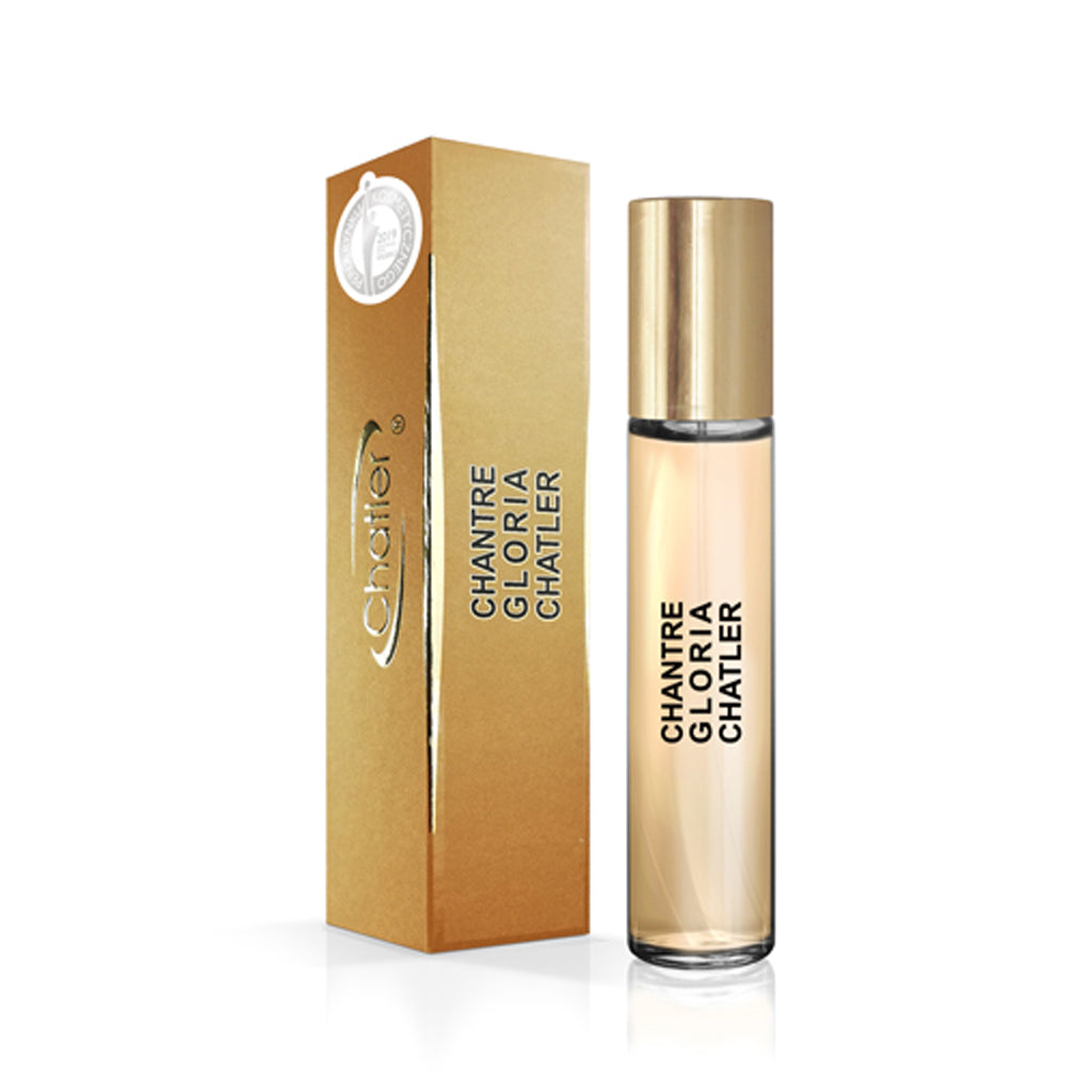CHATLER Chantre Gloria Woman Eau de Parfum — Bulk 5×30ml + 1 Free Tester | Exotic Jasmine & Tuberose Premium Fragrance for Retailers