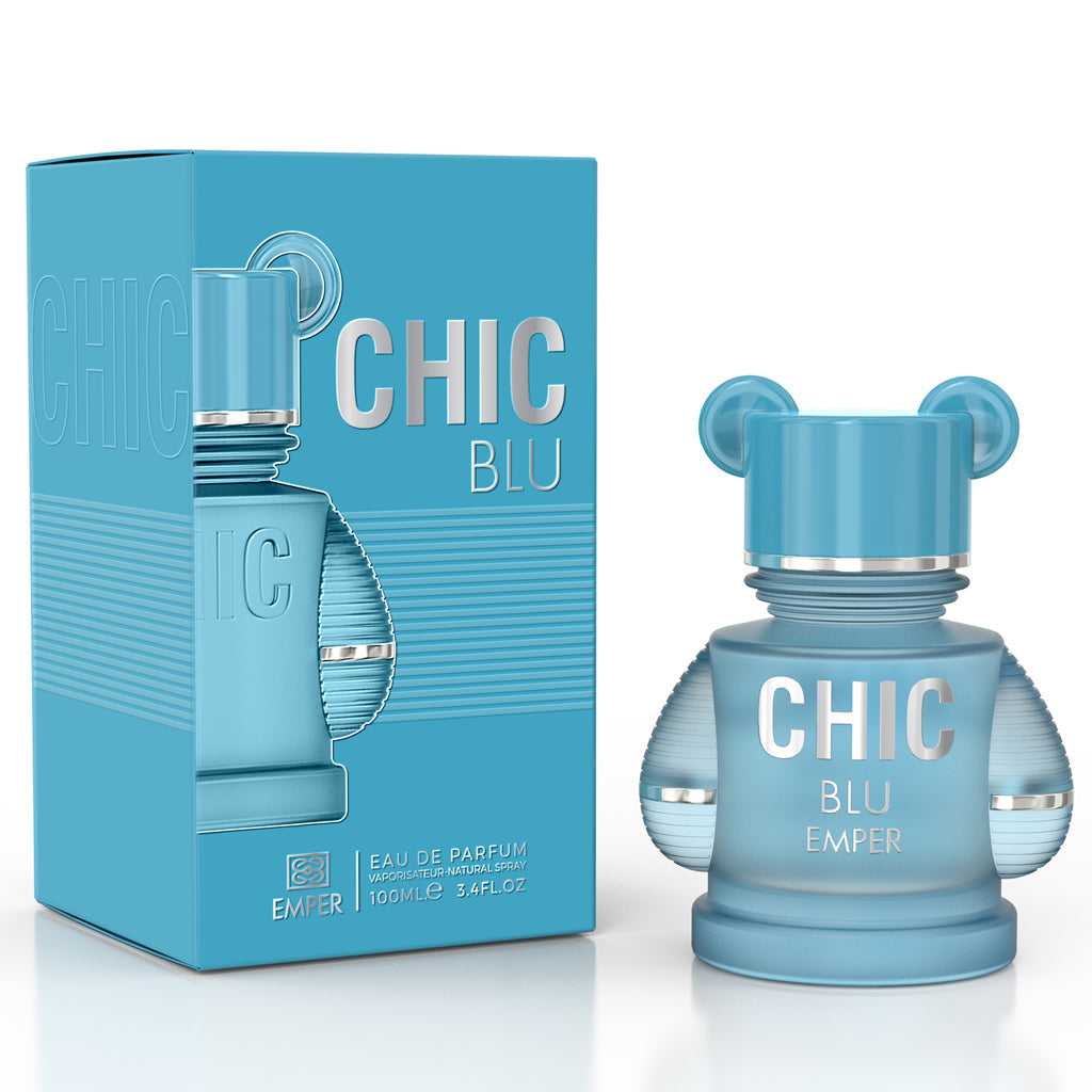 EMPER Chic Blu 100ml — Premium Citrus?Floral Eau de Parfum to Elevate Your Retail Assortment