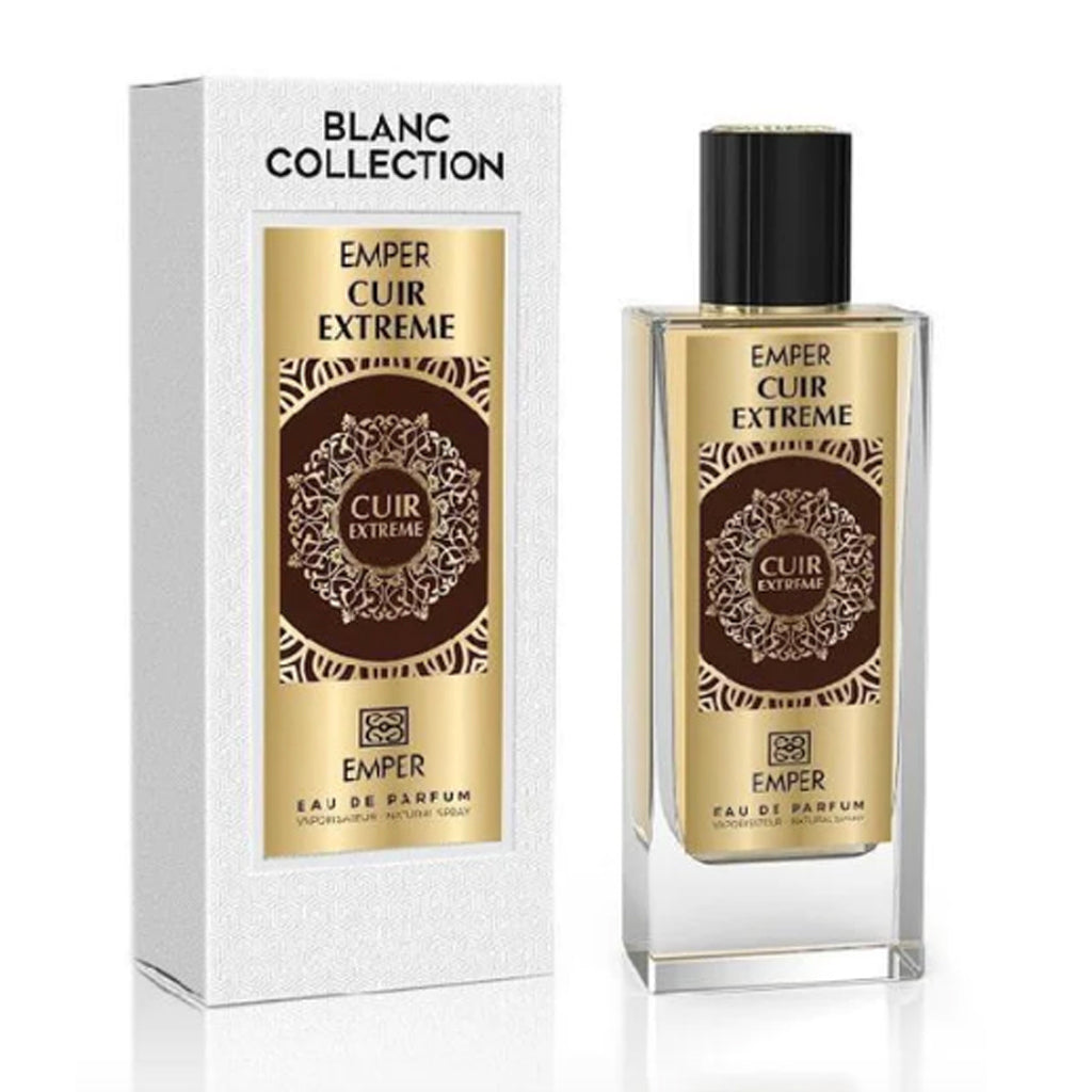 Emper Blanc — Cuir Extreme 85ml (33% Concentrate): French-Made Leather • Musk • Tobacco — Premium Retail SKU