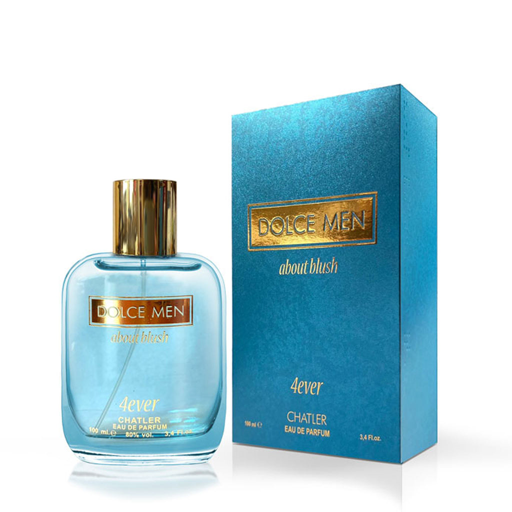 Dolce Men "About Blush 4ever" — 100 ml Eau de Parfum | Premium Long-lasting Woody Scent for Retail & Corporate Gifting