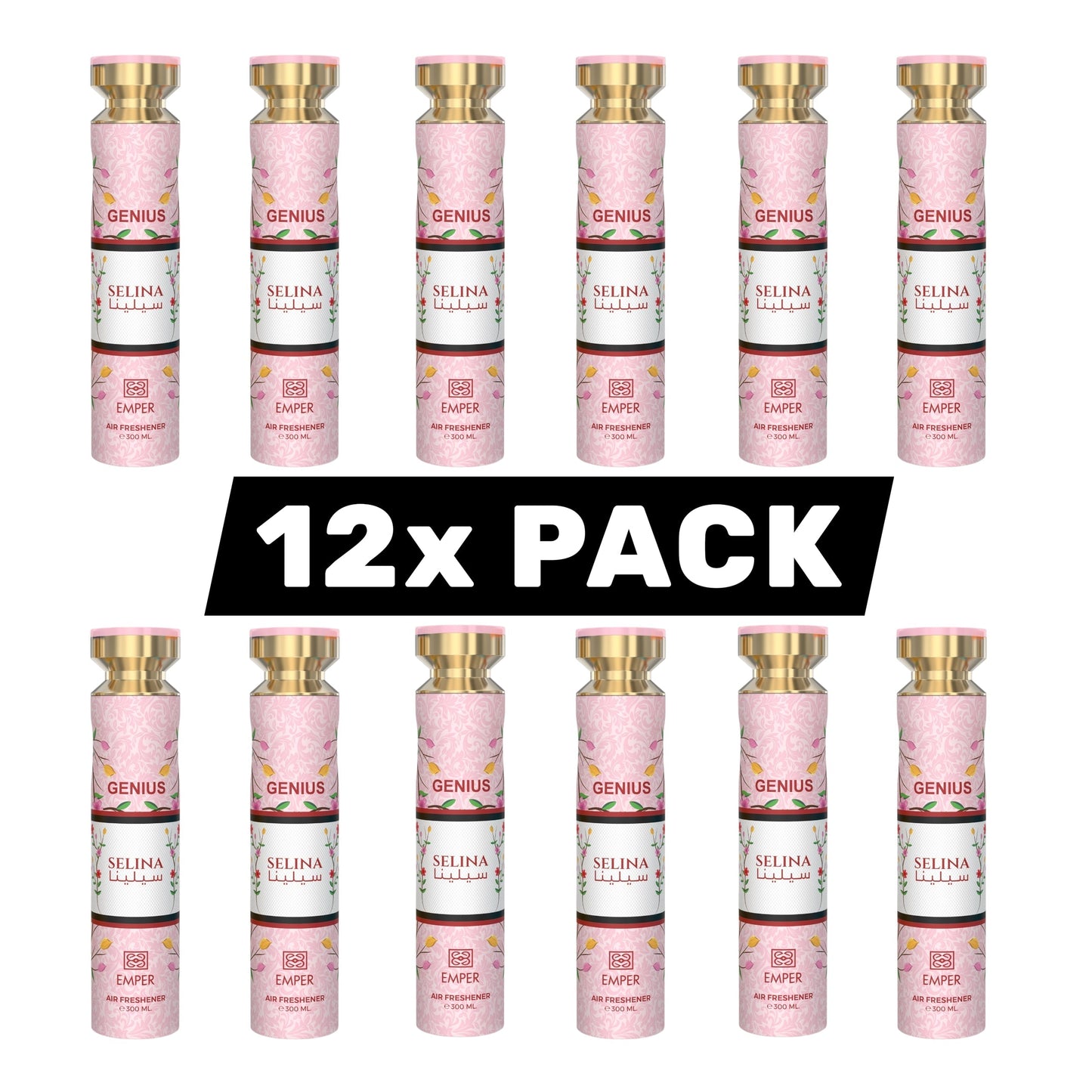 Genius Selina Air Freshner 300ml 12x Pack