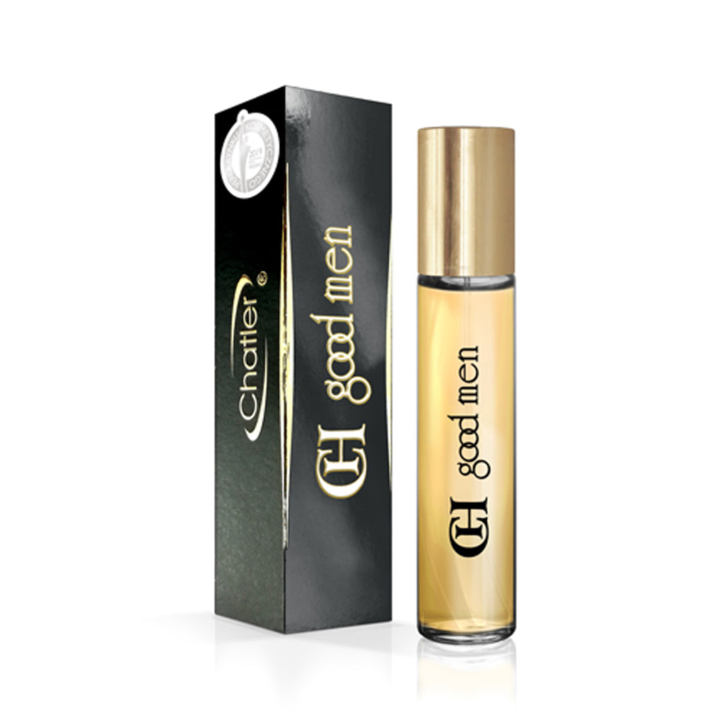 CH Good Men Eau de Parfum — 5×30ml Trade Pack with Free Tester | Spiced Bergamot, Cedarwood & Tonka — Premium Retail Fragrance