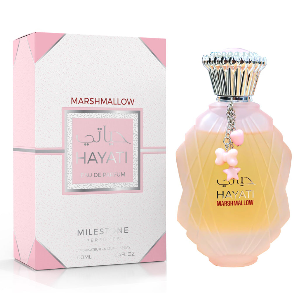 MILESTONE Hayati Marshmallow — 100 ml Luxury Gourmand Eau de Parfum, Retail-Ready Signature Scent