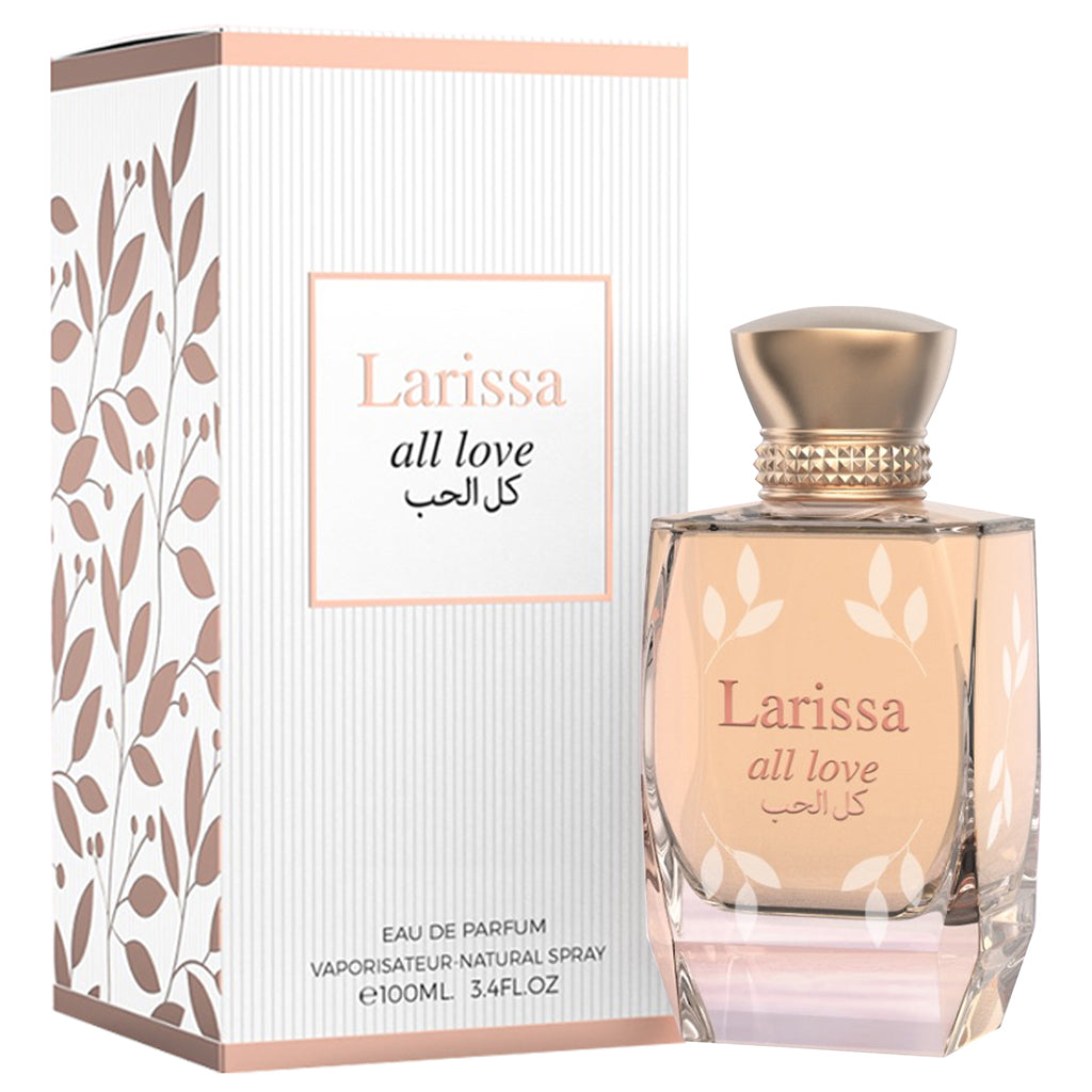 Milestone Larissa "All Love" — Premium 100ml floral-musky EDP: Sophisticated Magnolia, Rose Centifolia & Sandalwood