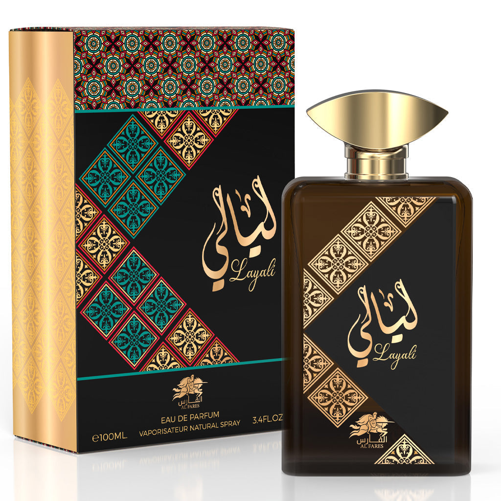 AL FARES Layali — 100 ml Unisex EDP: Amber-Vanilla Evening Signature for Upscale Retailers