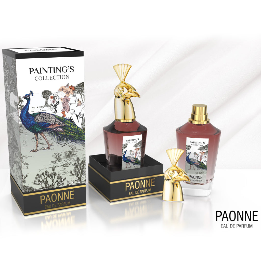 Paonne — MILESTONE Painting Collection 100ML Unisex Eau de Parfum | Luxury Niche Fragrance (Rum, Amber, Vanilla, Cinnamon & Patchouli)
