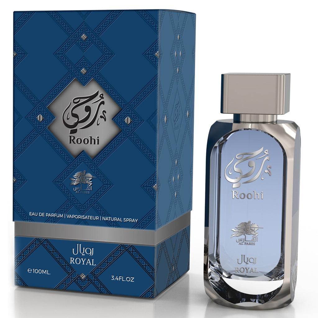 AL FARES Roohi Royal 100 ml — Luxury Citrus-Spice Eau de Parfum for Premium Retail, Gifting & Hospitality