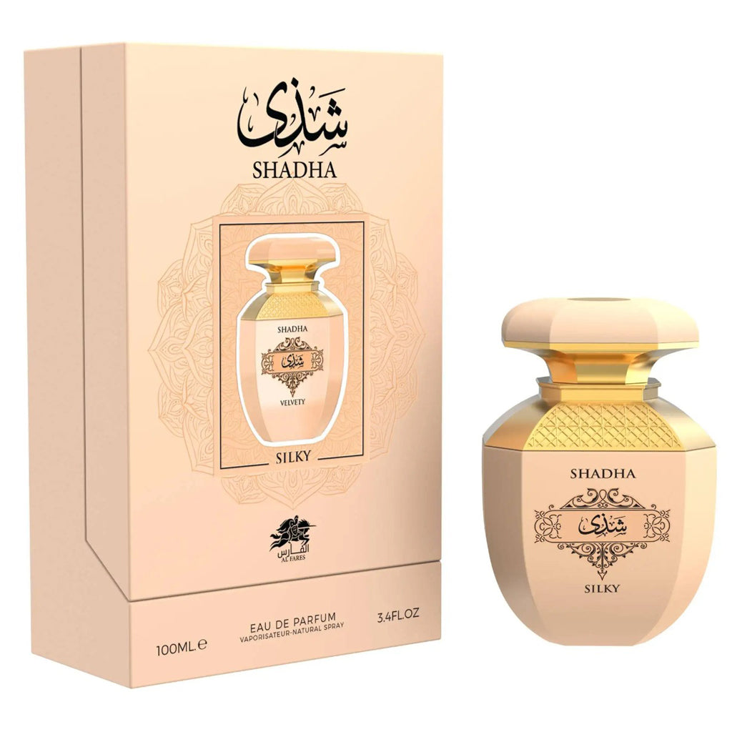 AL FARES — Shadha Silky 100ml Eau de Parfum: Premium Unisex Jasmine & Bulgarian Rose with Long-Lasting musk-wood Base
