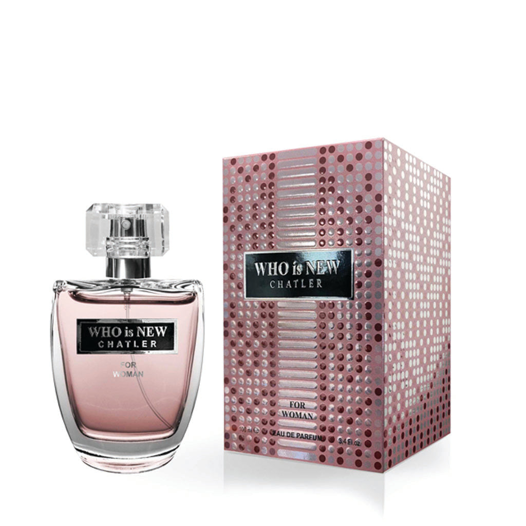 CHATLER Who Is New For Women — Premium Modern Chypre-Fruity Eau de Parfum 100 ml for Upscale Retail & Gifting