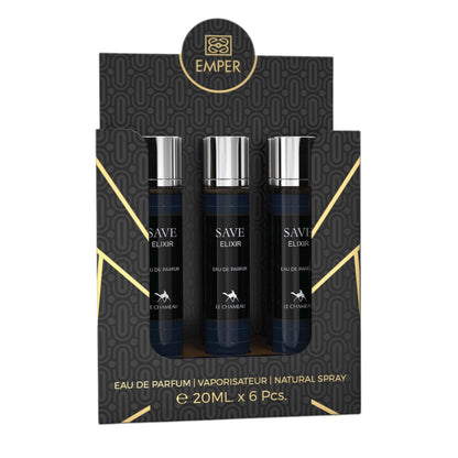 LE CHAMEAU Save.Age Elixir Eau De Parfum 23x 20ml Plus 1 Free Tester
