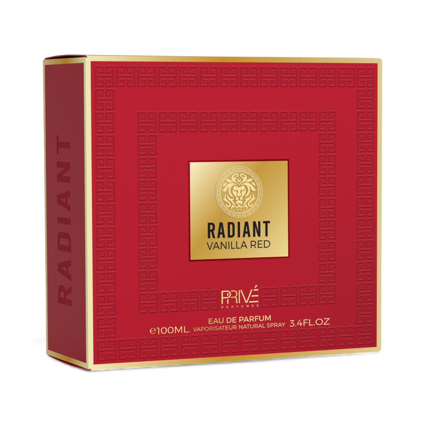 PRIVE Radiant Vanilla Red 100ML Eau De Parfum