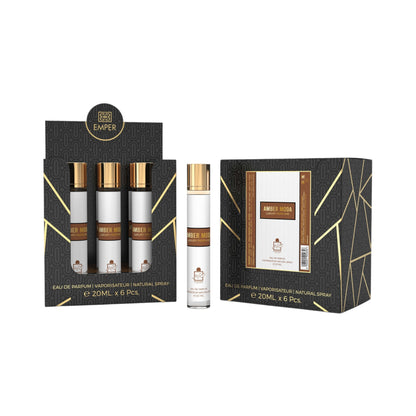 MILESTONE AMBER MODA Eau De Parfum 5x 20ml Plus 1 Free Tester