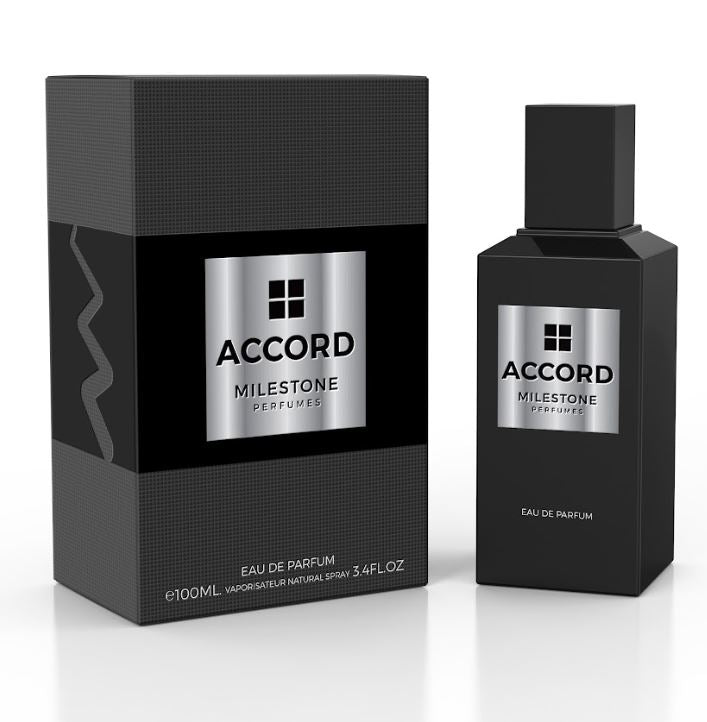 MILESTONE Accord — 100ml Unisex Eau de Parfum: Premium, Long-lasting Vetiver, Ambroxan, Damask Rose & Patchouli