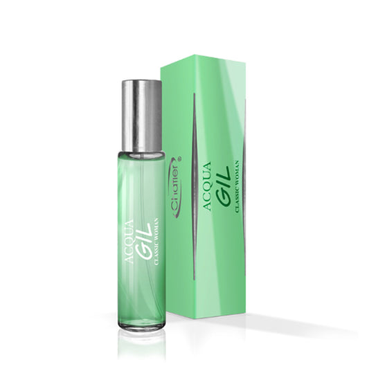 CHATLER Acqua Gil Classic Woman Eau de Parfum 30ml — Case of 5 + Free Tester | Refreshing Lime & Mint, sea-inspired Floral Blend