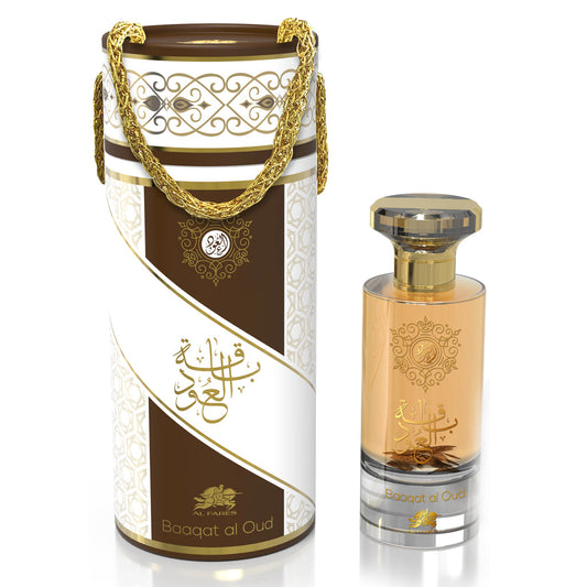 AL FARES Baaqat Al Oud — 80ml Unisex EDP: Premium Oud & Rose Signature for Luxury Retail